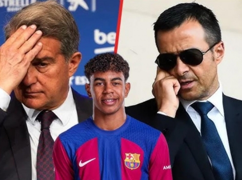 Siêu cò Jorge Mendes chơi khó, Barca đau đầu vụ giữ chân Yamal