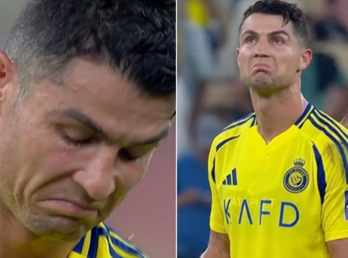 Cristiano Ronaldo hành động kỳ quặc khi Al Nassr bị loại