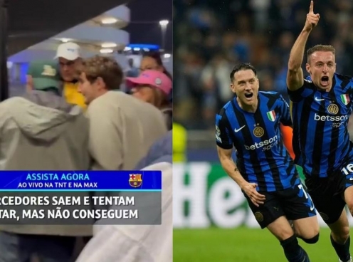 CĐV Inter Milan trả giá đắt vì bỏ về trong đêm địa chấn trước Barcelona