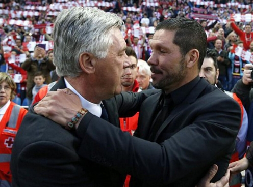 Simeone thốt lên điều bất ngờ khi Ancelotti rời Real Madrid