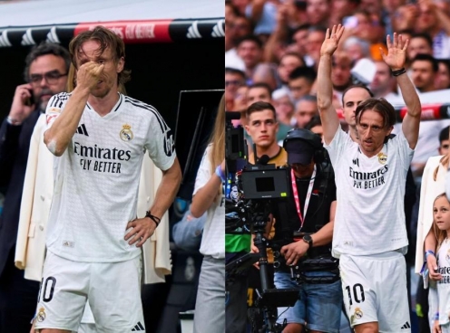 Luka Modric bật khóc: 'Khoảnh khắc tôi không muốn giờ đã đến'
