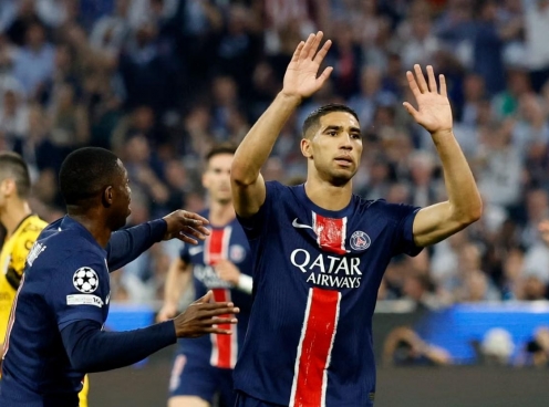 Hakimi đi vào lịch sử Champions League với kỷ lục chưa từng có
