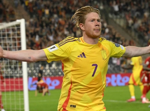 De Bruyne tỏa sáng, Bỉ thắng nghẹt thở Xứ Wales trong trận cầu 7 bàn
