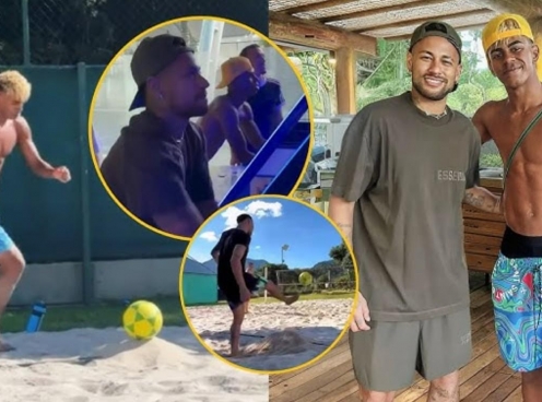 Lamine Yamal tái hợp Neymar, chơi bóng ở Brazil