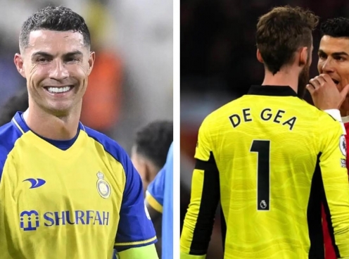 Ronaldo bị De Gea 'châm biếm'