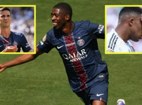 Dembele đi vào lịch sử trước Real Madrid