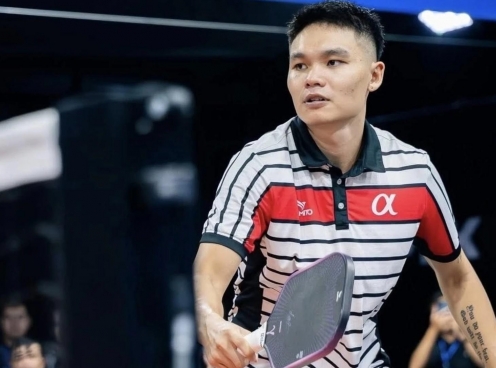 Tay vợt pickleball Việt Nam Trịnh Linh Giang chiếm ngôi số 1 châu Á