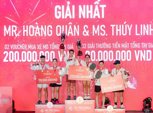 Chung kết MG Pickleball 2025 khép lại với bất ngờ lớn