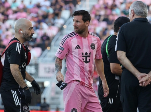 Messi chấn thương, Inter Miami nhọc nhằn vào tứ kết sau loạt luân lưu căng não
