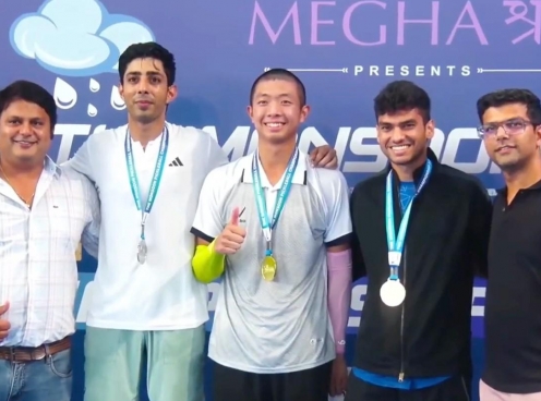 Quang Dương lập cú đúp danh hiệu tại giải Pickleball Ấn Độ
