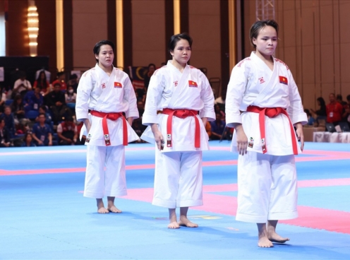 Karate Việt Nam đứng trước cơ hội lập cú đúp HCV ASIAD 19
