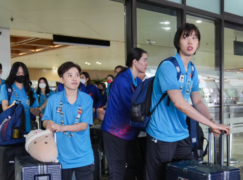 Đội tuyển bóng chuyền nữ Việt Nam đã có mặt tại Philippines