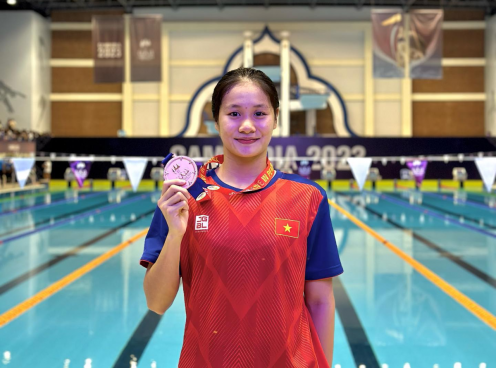 Nữ kình ngư 19 tuổi của Việt Nam nhận suất đặc cách dự Olympic