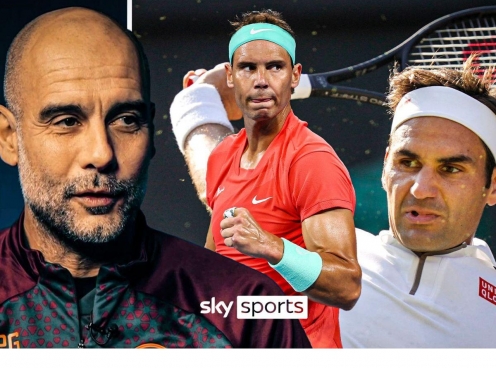 Pep Guardiola ca ngợi bộ ba vĩ đại Rafael Nadal, Roger Federer và Novak Djokovic