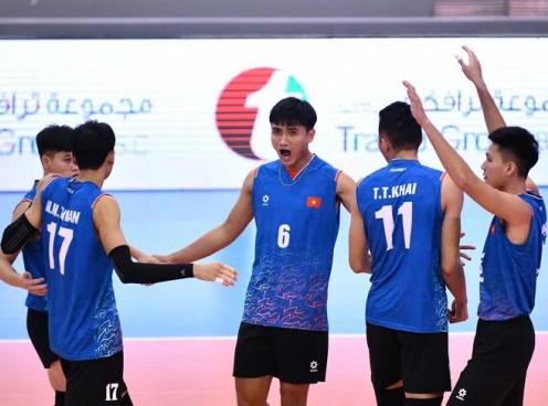 Đội tuyển bóng chuyền nam quốc gia tăng tốc cho giải Châu Á