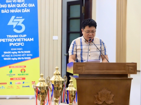Hơn 200 VĐV tranh tài tại Giải vô địch bóng bàn quốc gia Báo Nhân Dân lần thứ 43
