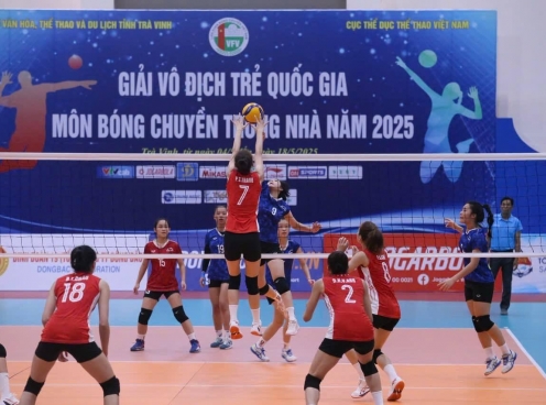 Xác định loạt trận tứ kết giải bóng chuyền trẻ quốc gia 2025