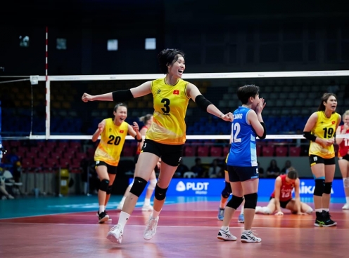 Bóng chuyền nữ Việt Nam rộng cửa vô địch AVC Nations Cup 2025