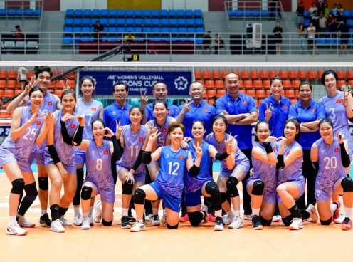 Chung kết AVC Nations Cup: Bóng chuyền nữ Việt Nam viết tiếp giấc mơ trên sân nhà