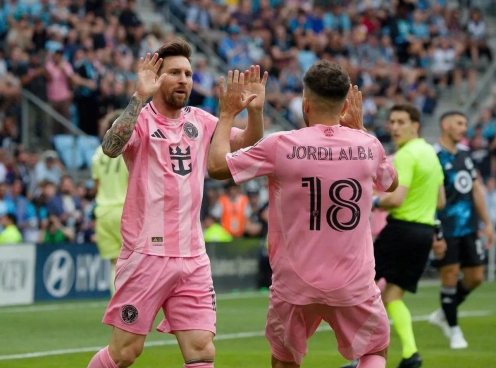 Inter Miami đón tin vui từ Messi và Alba
