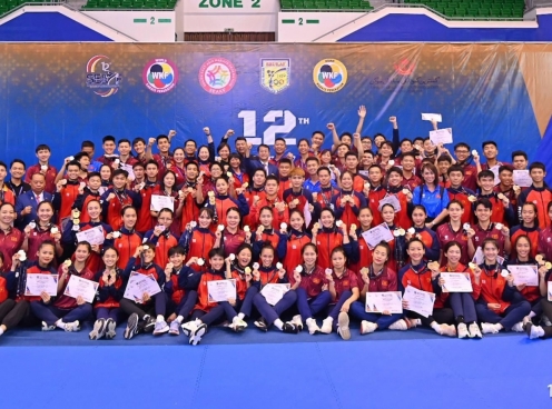 Karate Việt Nam 'bội thu' huy chương vàng giải vô địch Đông Nam Á