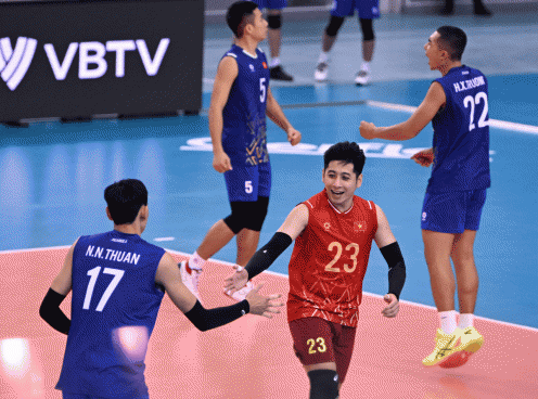 Đội tuyển bóng chuyền nam Việt Nam rời Bahrain an toàn