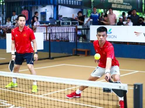 Kịch tính loạt trận chung kết giải Pickleball Công an nhân dân 2025