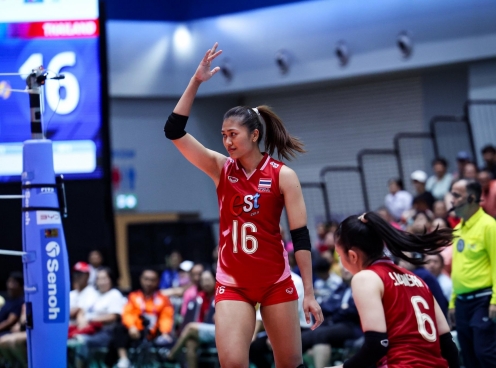 Thái Lan vất vả 'vượt ải' Philippines tại chặng 2 SEA V.League 2025