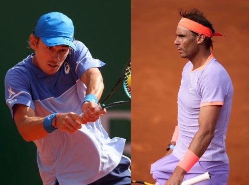 Link xem trực tiếp tennis Rafael Nadal vs Alex De Minaur, 21h00 ngày 17/4