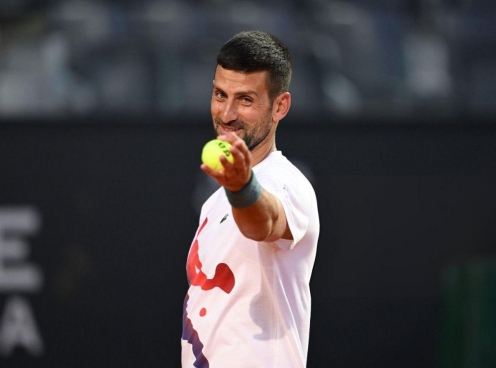 Lịch thi đấu tennis 10/5: Novak Djokovic xuất trận