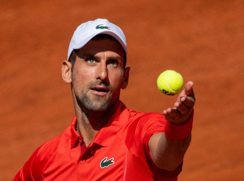 Lịch thi đấu tennis 24/5: Novak Djokovic sáng cửa vào chung kết