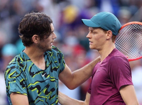 Trực tiếp tennis Jannik Sinner 2-0 Taylor Fritz: Diễn biến hấp dẫn