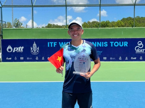 Lý Hoàng Nam tăng hạng, bỏ xa nhà vô địch Grand Slam trên BXH tennis thế giới