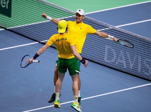 Kết quả tennis 21/11: Đương kim á quân Úc thẳng tiến bán kết Davis Cup 2024