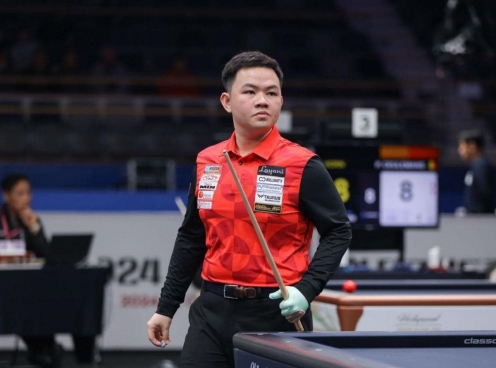 Bao Phương Vinh lần đầu mất suất hạt giống World Cup carom 3 băng sau hơn 1 năm