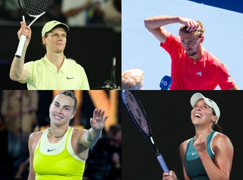 Xác định các tay vợt lọt chung kết Australian Open 2025