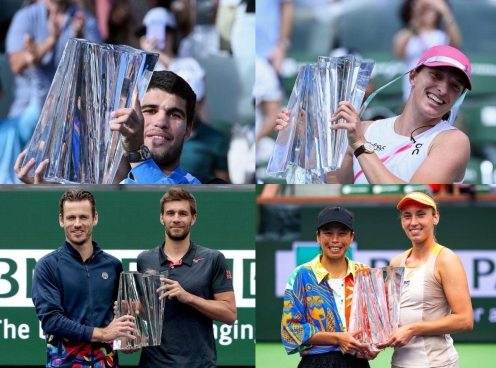 Lịch thi đấu, kết quả tennis Indian Wells 2025 mới nhất