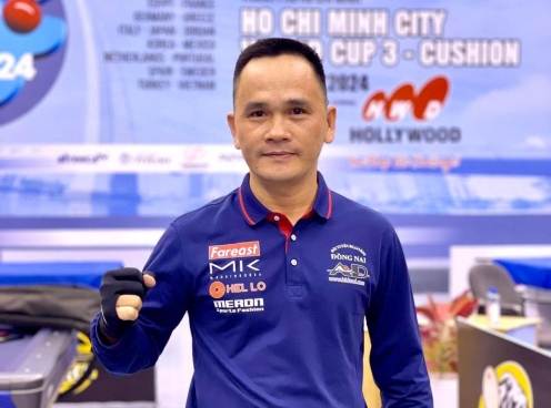 Cơ thủ Trần Đức Minh trở thành cựu vương World Cup TPHCM
