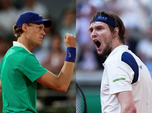 Trực tiếp tennis Jannik Sinner vs Alexander Bublik, 20h30 hôm nay 4/6