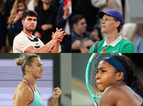 Xác định các tay vợt lọt chung kết Roland Garros 2025