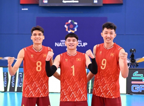 Xác định các đội lọt tứ kết giải bóng chuyền nam AVC Nations Cup 2025