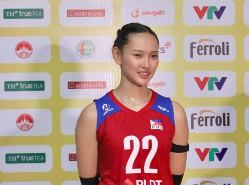 Mỹ nhân bóng chuyền nữ Philippines nói thẳng mục tiêu ở VTV Cup 2025