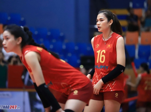 Trực tiếp bóng chuyền nữ Việt Nam 2-0 U21 Việt Nam: Áp đảo