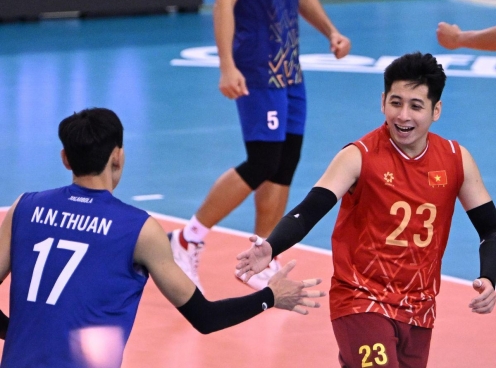 Bóng chuyền nam Việt Nam mở màn chặng 2 SEA V.League 2025 thuận lợi