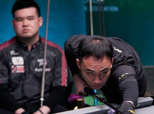 Hai cơ thủ Việt Nam rơi xuống nhánh thua World Pool Championship 2025