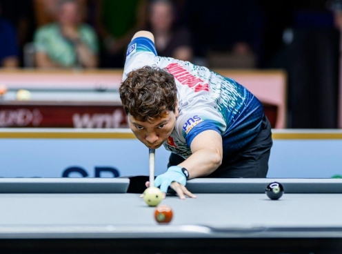 Dương Quốc Hoàng thẳng tiến vòng knock-out giải billiards danh giá ở Mỹ