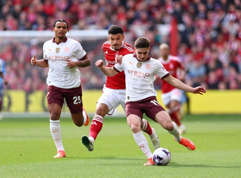 Trực tiếp Man City 2-0 Nottingham Forest: Haaland lên tiếng