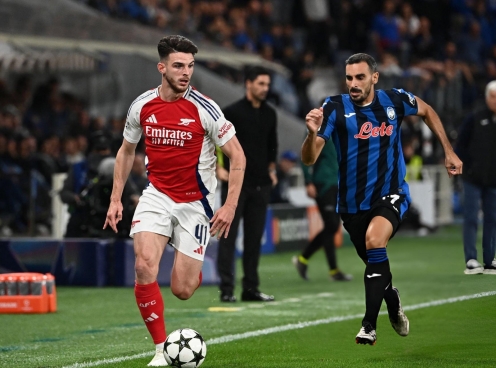 Trực tiếp Atalanta 0-0 Arsenal: Pháo thủ dồn ép