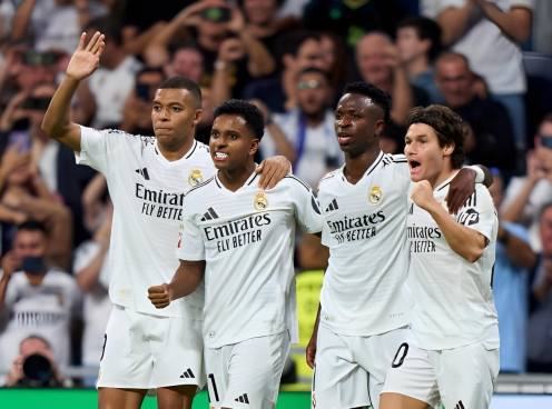 Mbappe-Vinicius tỏa sáng, Real Madrid áp sát ngôi đầu La Liga của Barca