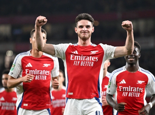 Arsenal tạo 'mưa bàn thắng' trước Bolton, thẳng tiến vào vòng 4 Carabao Cup